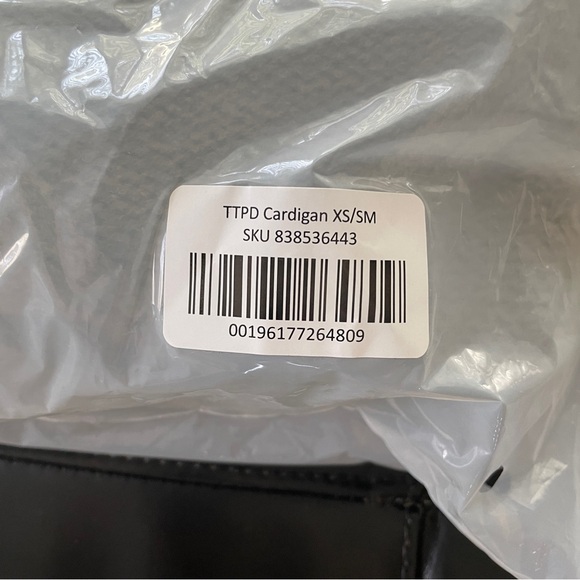 🤍🩶 NEVER OPENED Taylor Swift The Tortured Poets Department Cardigan TTPD - Picture 3 of 6